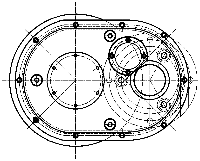 Oil leak-proof parallel shaft helical gear reducer