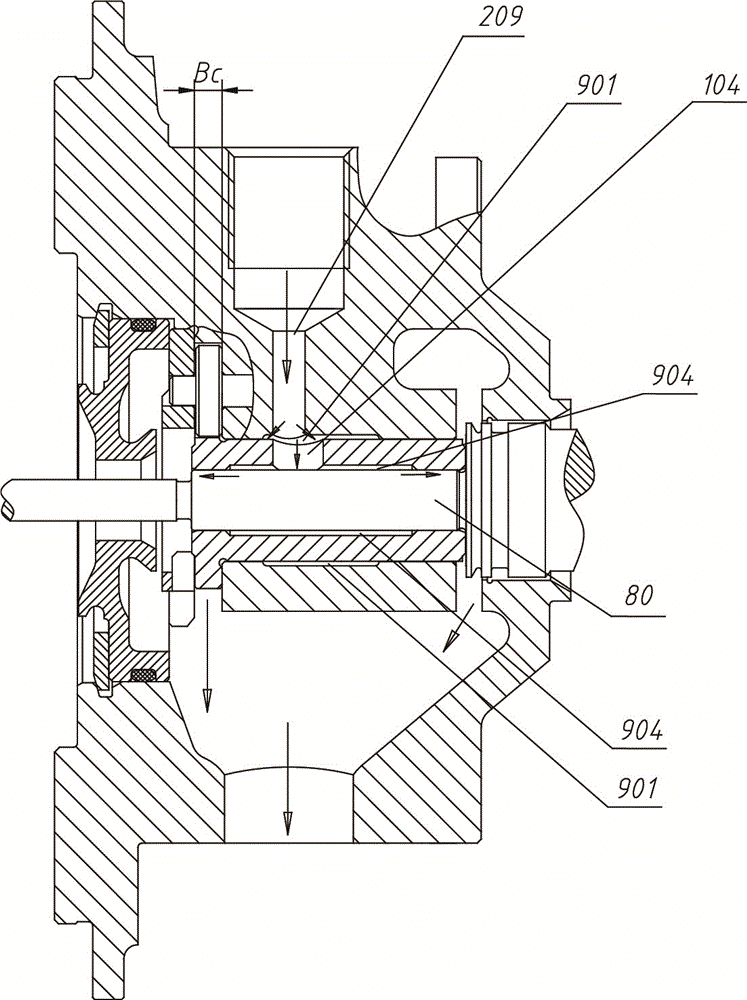 Turbocharger integral type bearing with locating mechanism