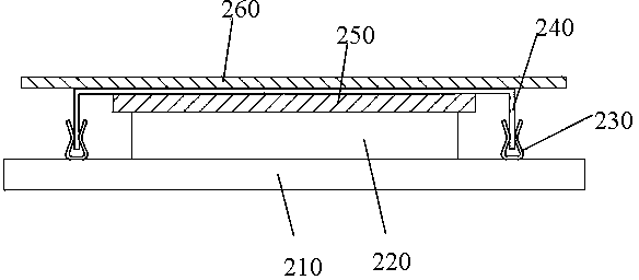 Mobile phone chip shielding structure and mobile phone