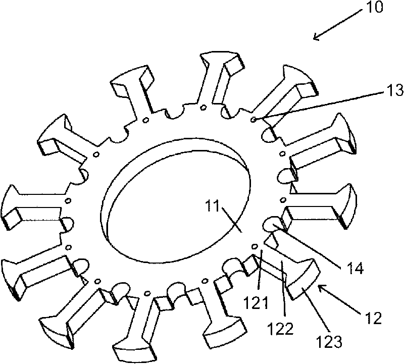 Stator assembly method and laminated stator manufactured by same