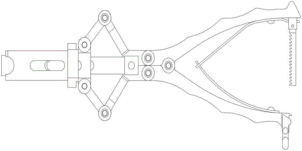 Press rod combination device