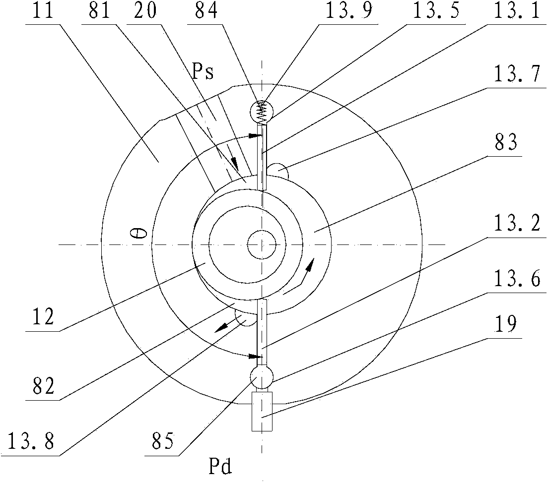 Double-slip-sheet type rotary compressor