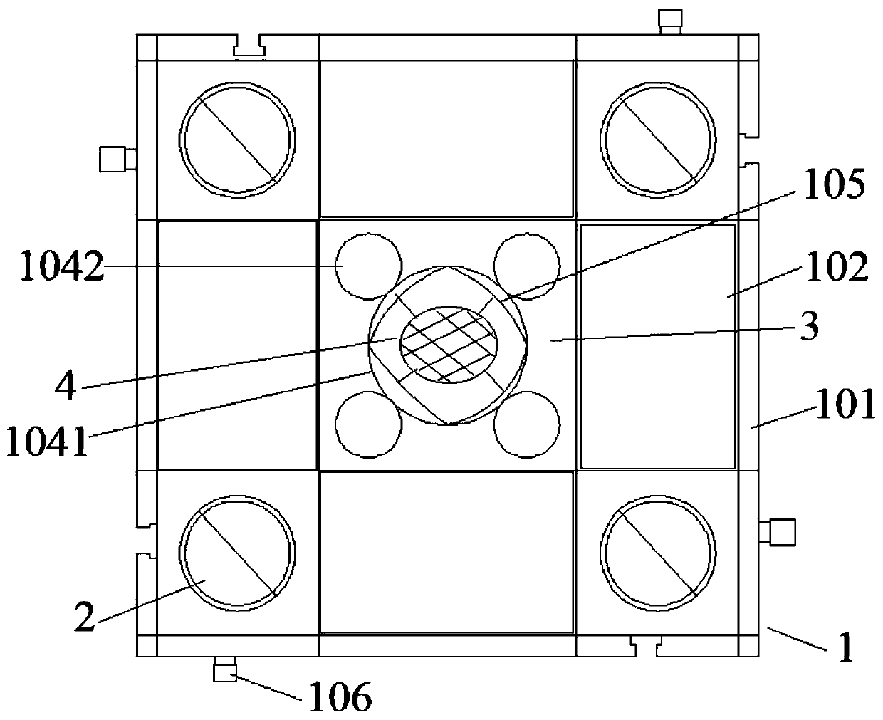 Plant composite water purification device