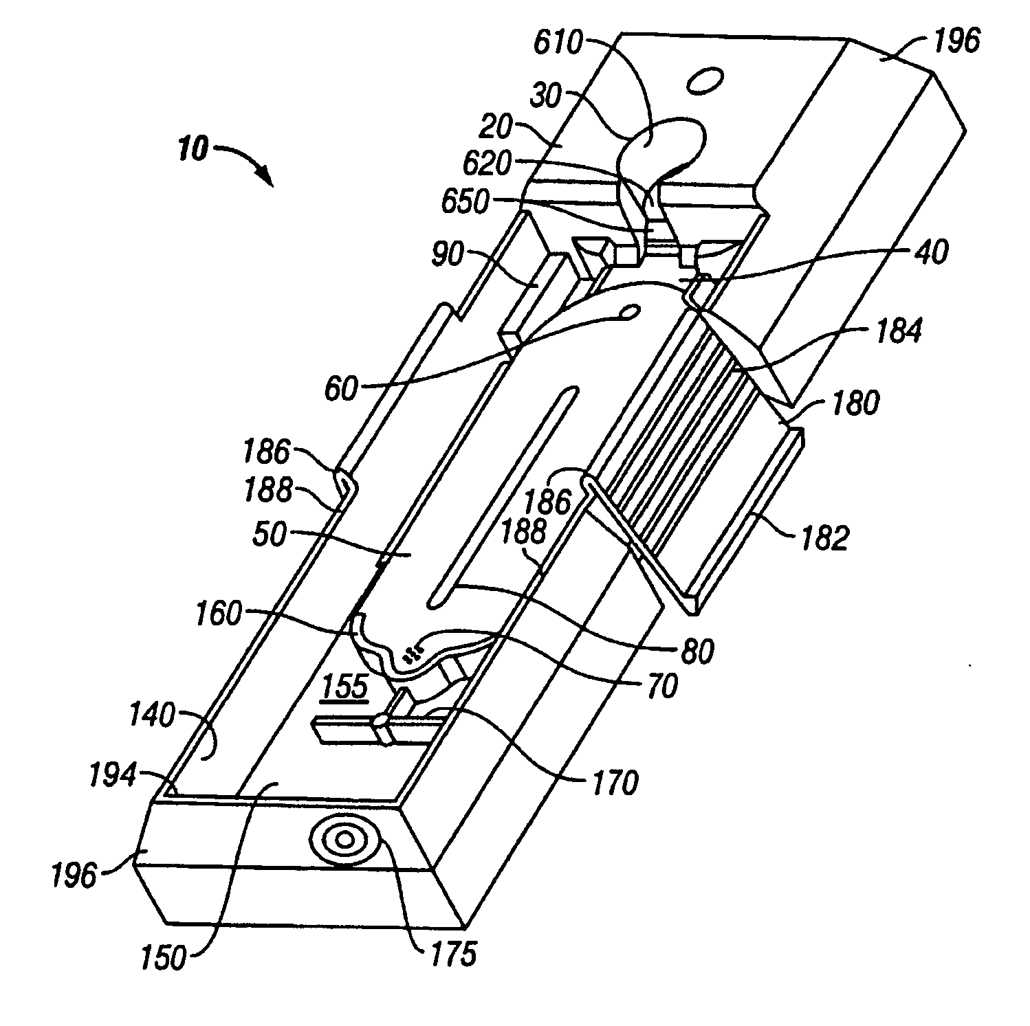 Reagent container and slide reaction and retaining tray, and method of operation