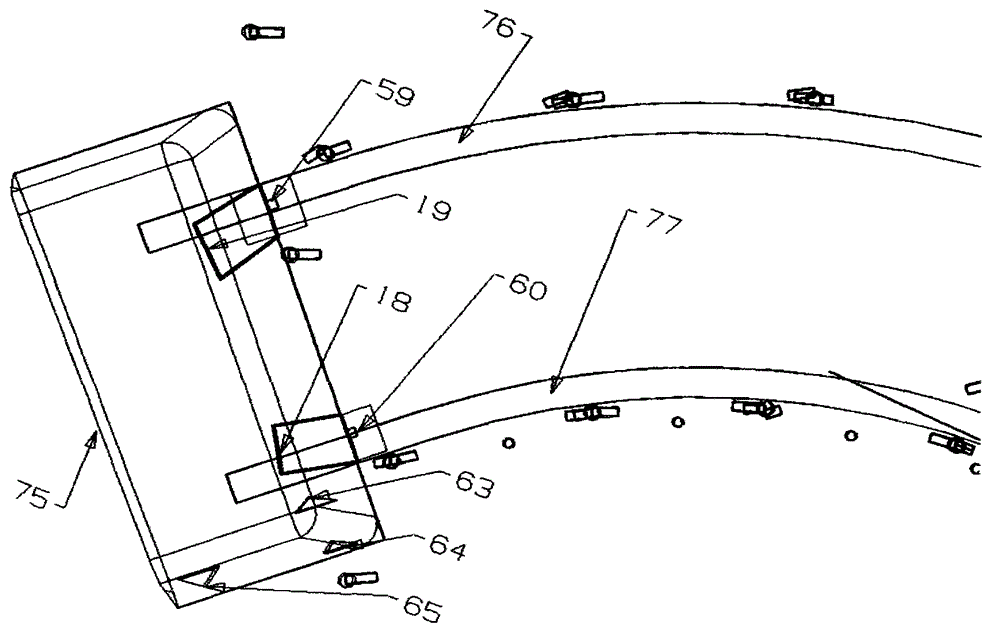 Train laser safety guidance method