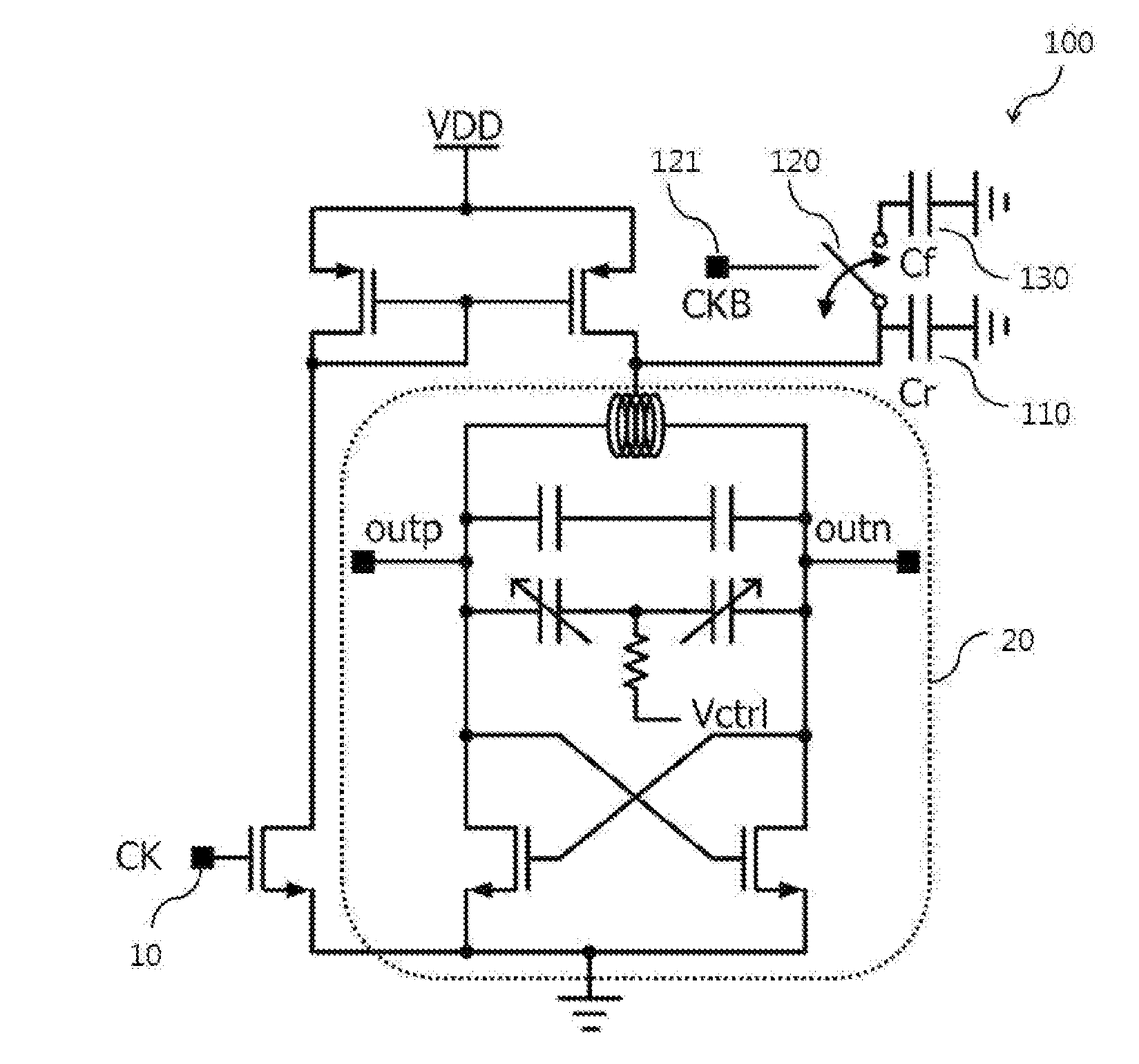 Slew rate control device using switching capacitor