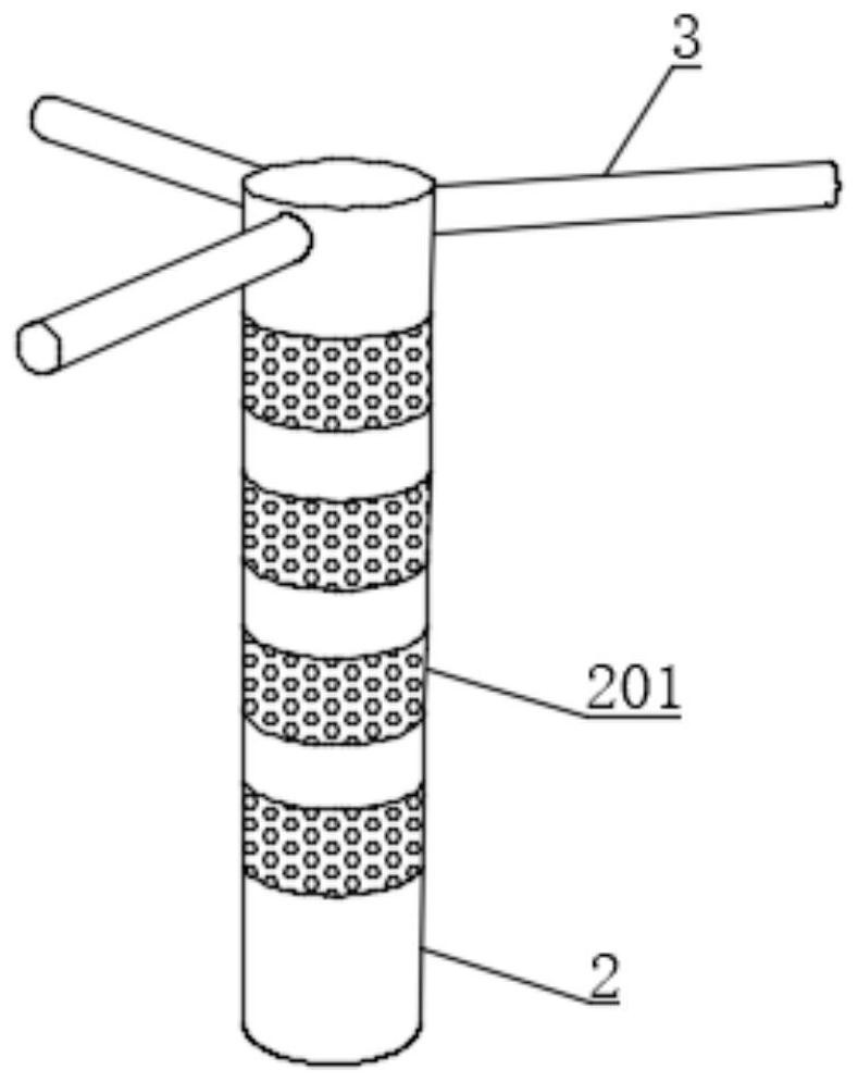 A biological trickling filter tower for organic waste gas treatment and its use method