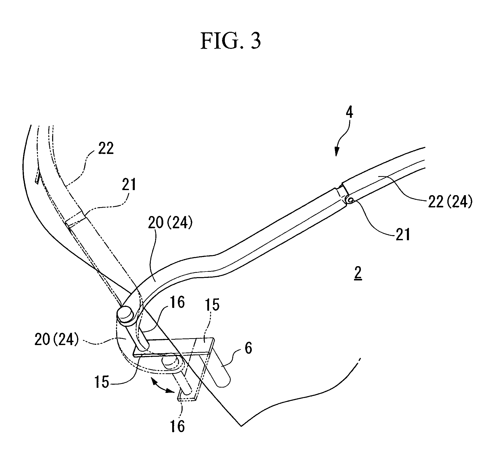 Wiper apparatus with covering member