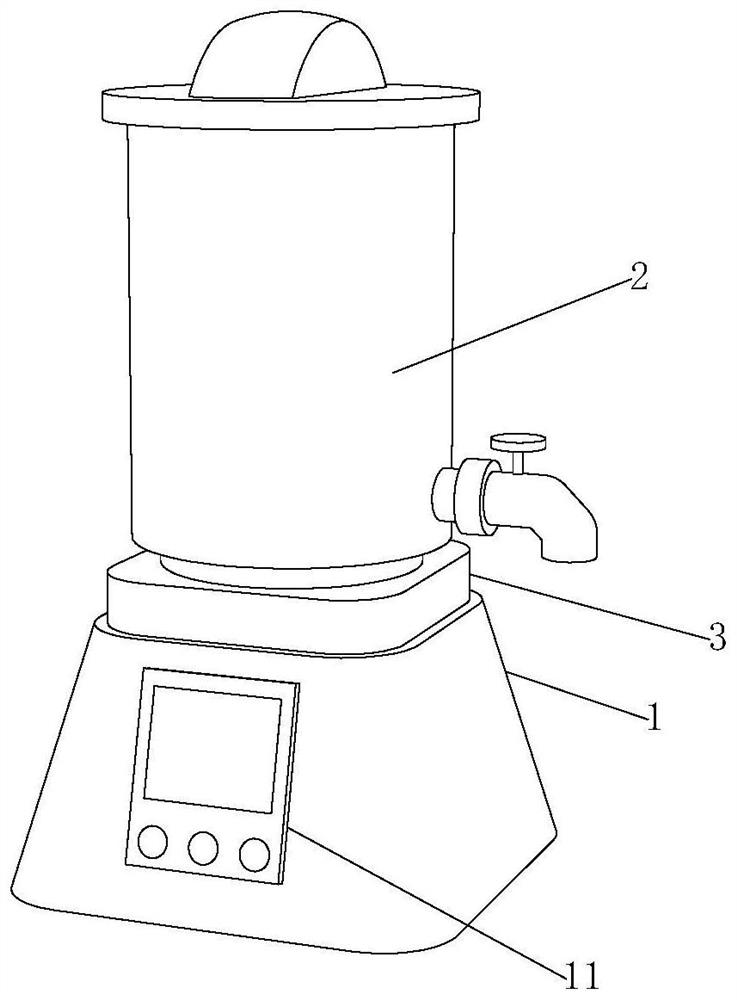 Separating and filtering device for extracting plant flower perfume