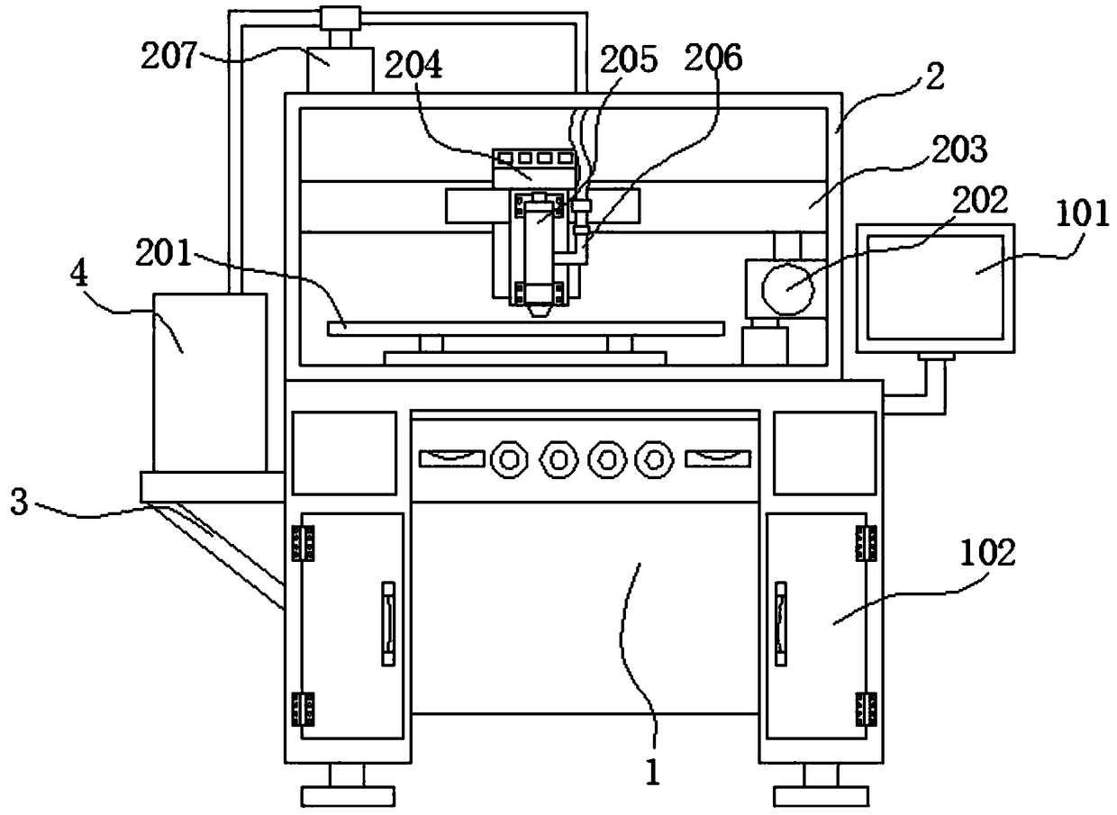 Circuit board sealing machine with glue pre-storage function