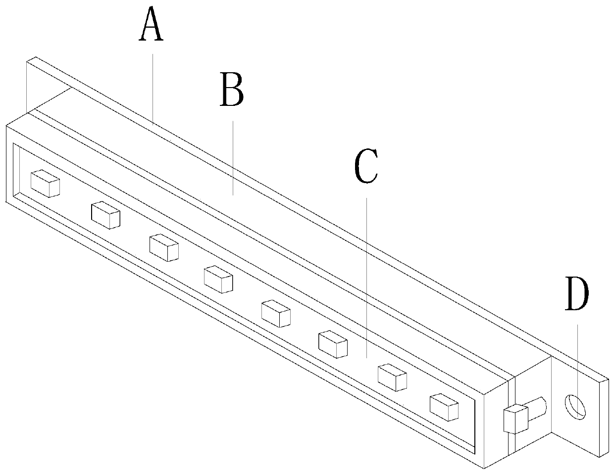 LED lamp strip convenient for replacement of LED lamp beads