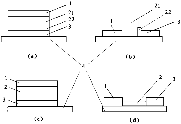 A resistive variable memory and a method for increasing its positive and negative current difference