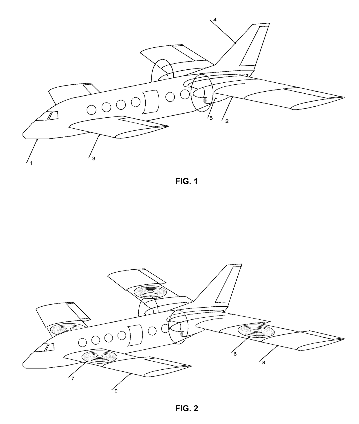 Convertible airplane with exposable rotors