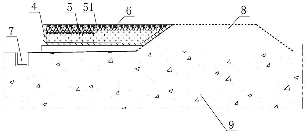 Subgrade structure, subgrade system and design method of anti-bulge and wide subgrade adjacent to ballastless railway