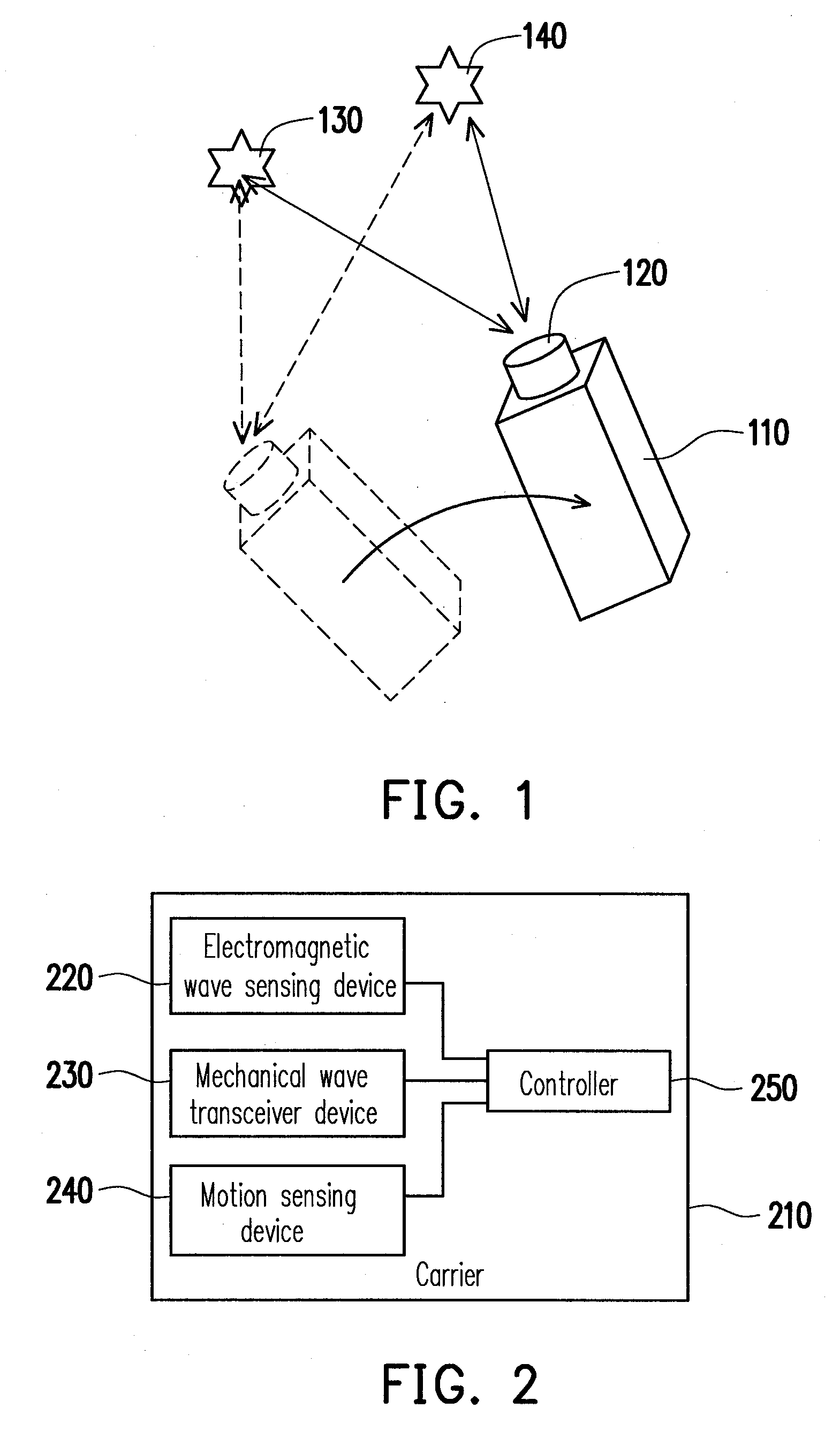 System and method for estimating state of carrier