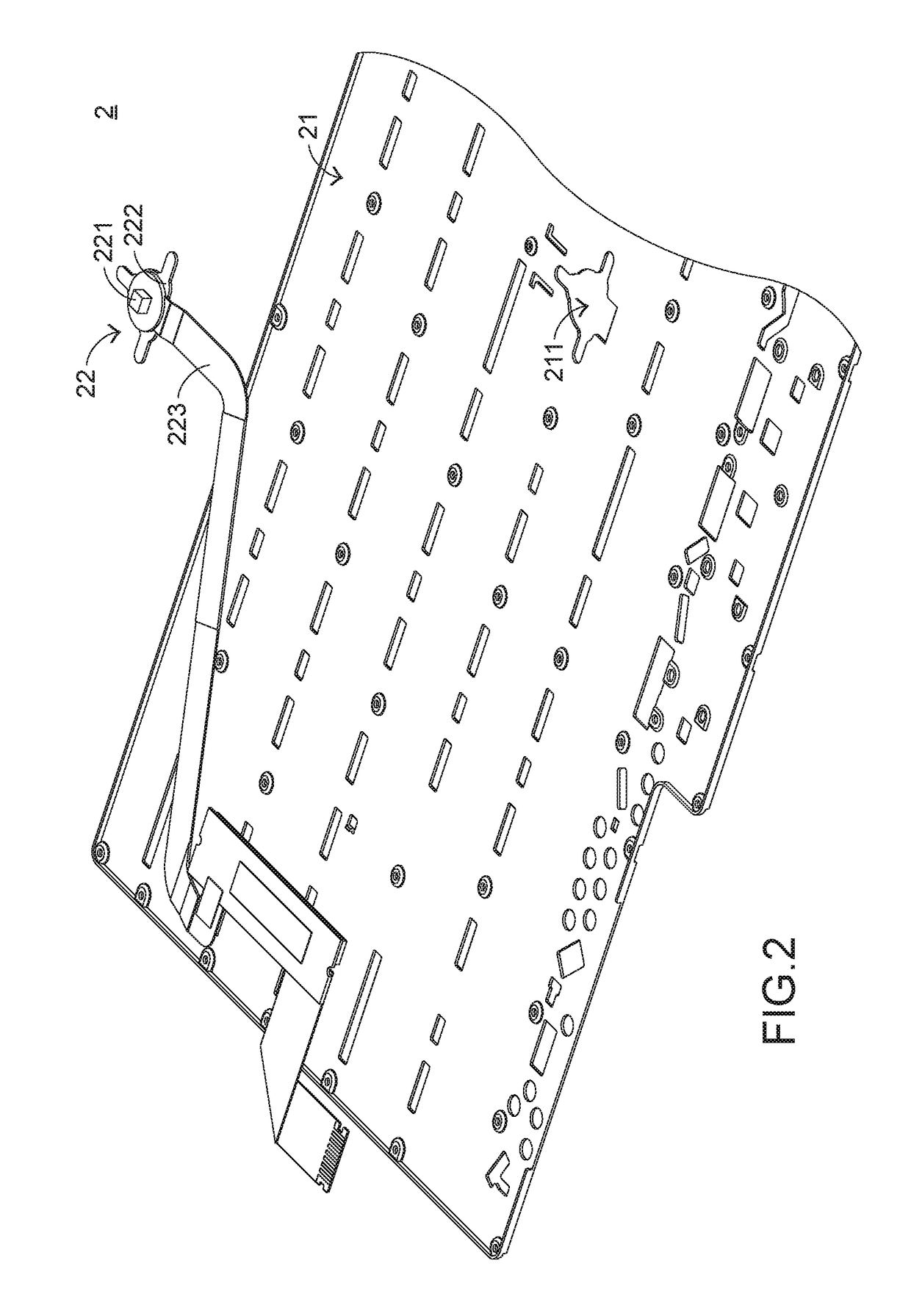 Method for assembling keyboard device