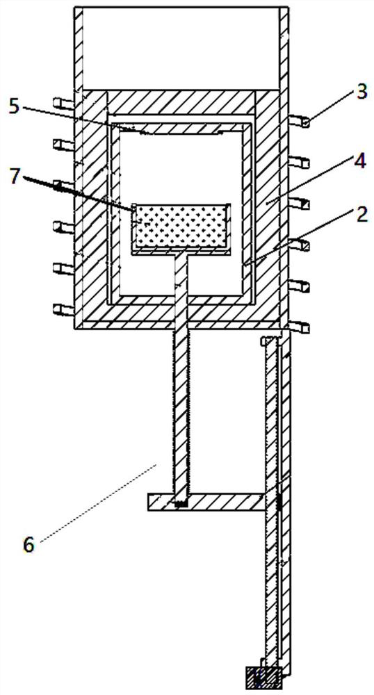 A kind of crystal growing device and its application