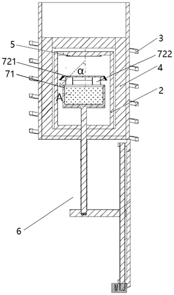 A kind of crystal growing device and its application