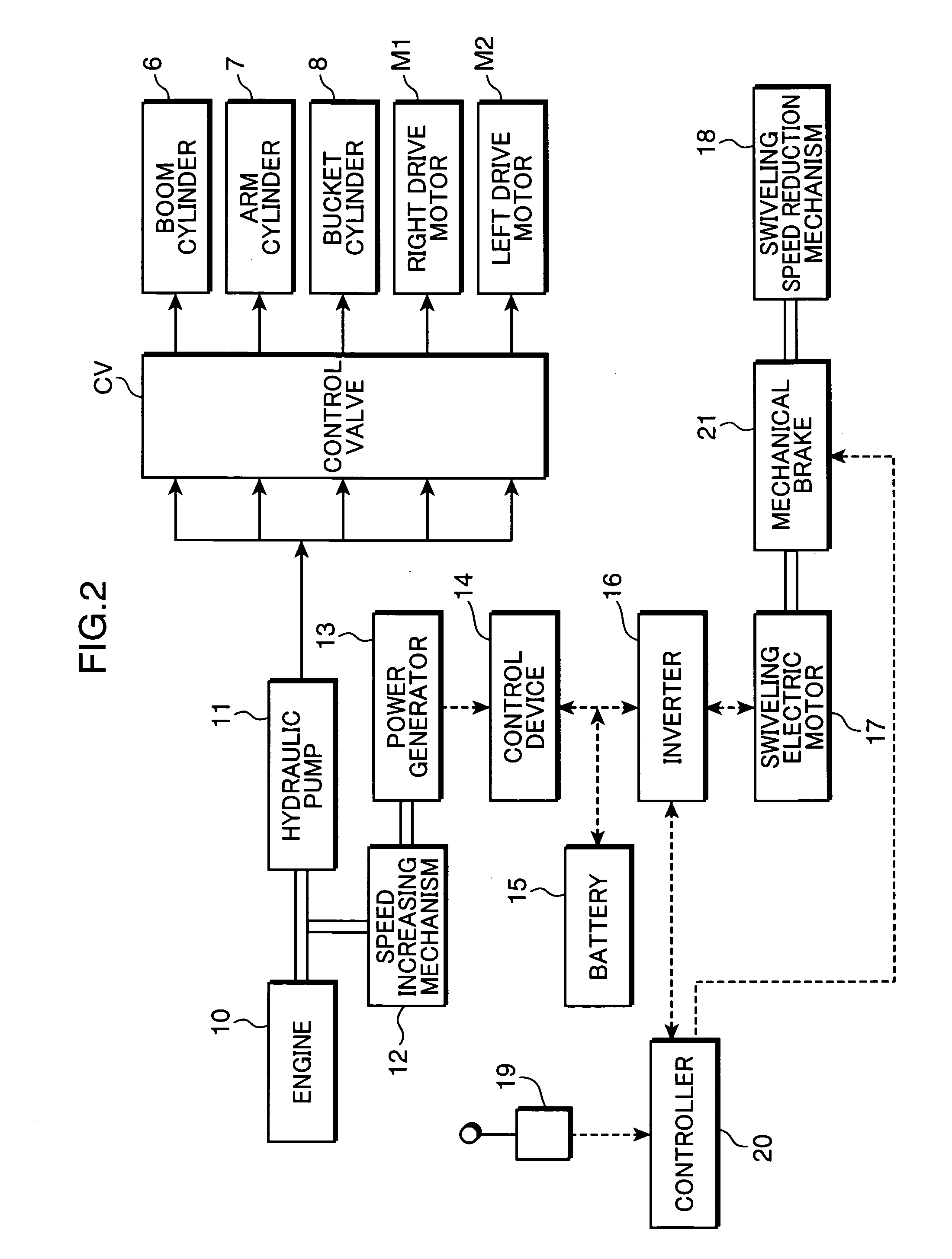 Rotation Brake Method And Device For Working Machine