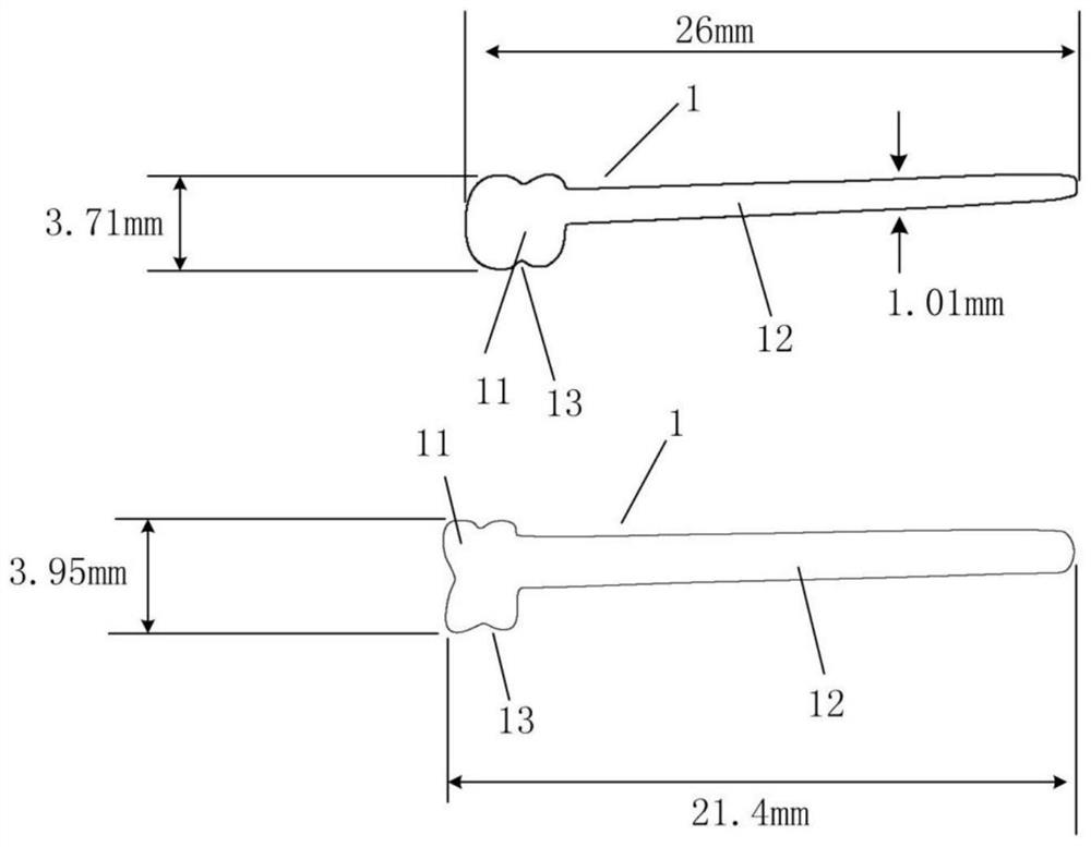 Adhesive tape preparation method and adhesive tape structure