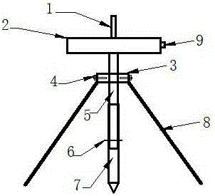 Rapid centering and leveling bracket for tacheometry