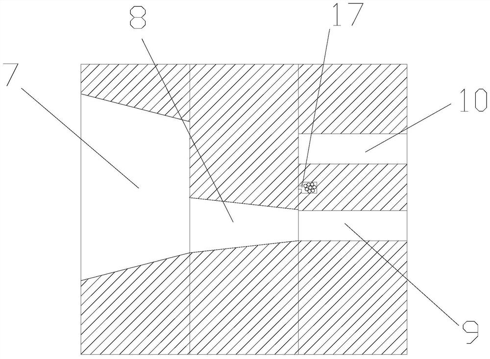 Medium-length polyester staple fiber spinning assembly and preparation method thereof