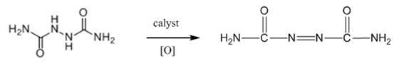 Synthesis method of food grade modified foaming agent azodicarbonamide