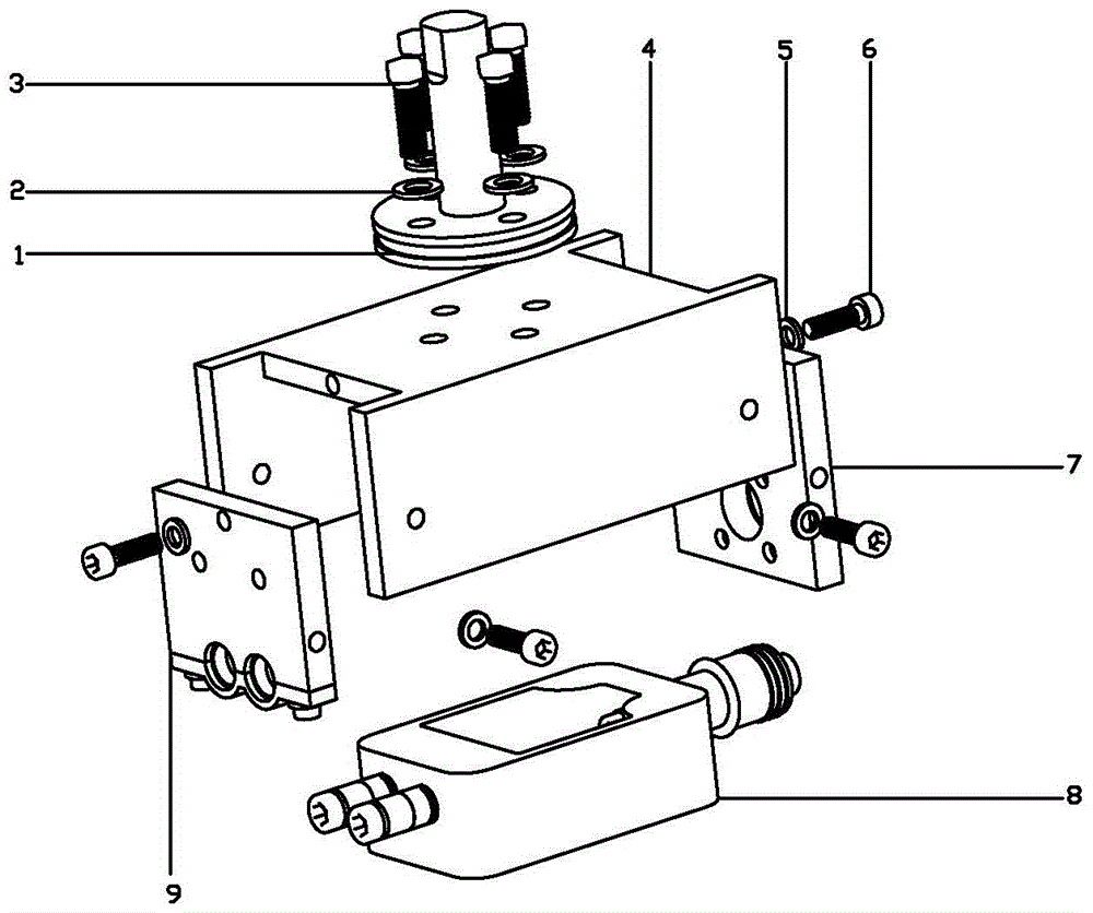 A grinding head for ultrasonically assisted grinding and polishing of end faces