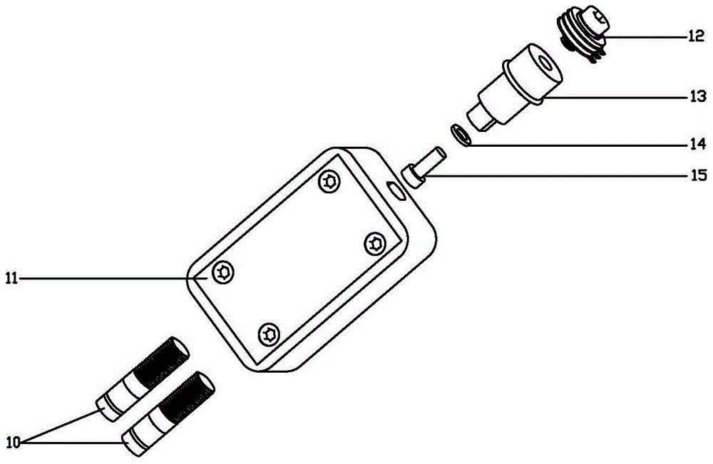 A grinding head for ultrasonically assisted grinding and polishing of end faces