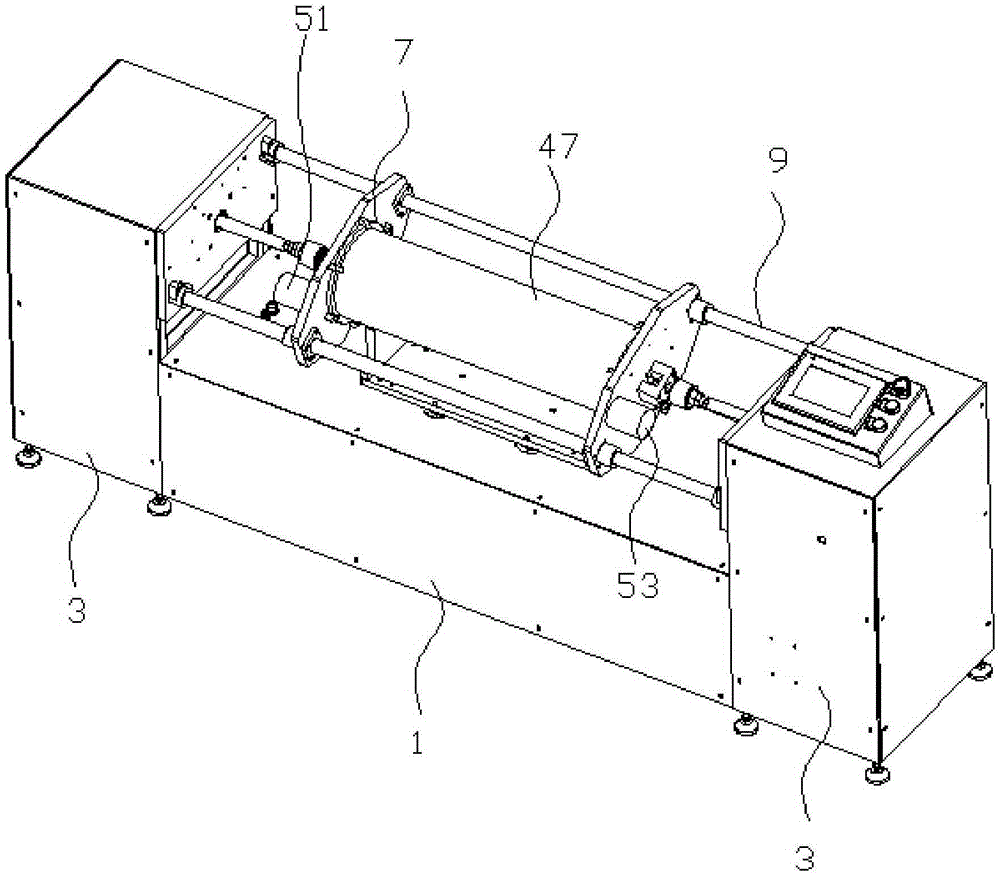 Device for testing internal sealing property of piping