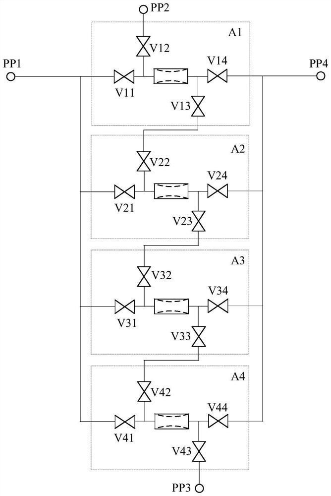 Piezoelectric micropump array, microsystem and thermal management method for microsystem