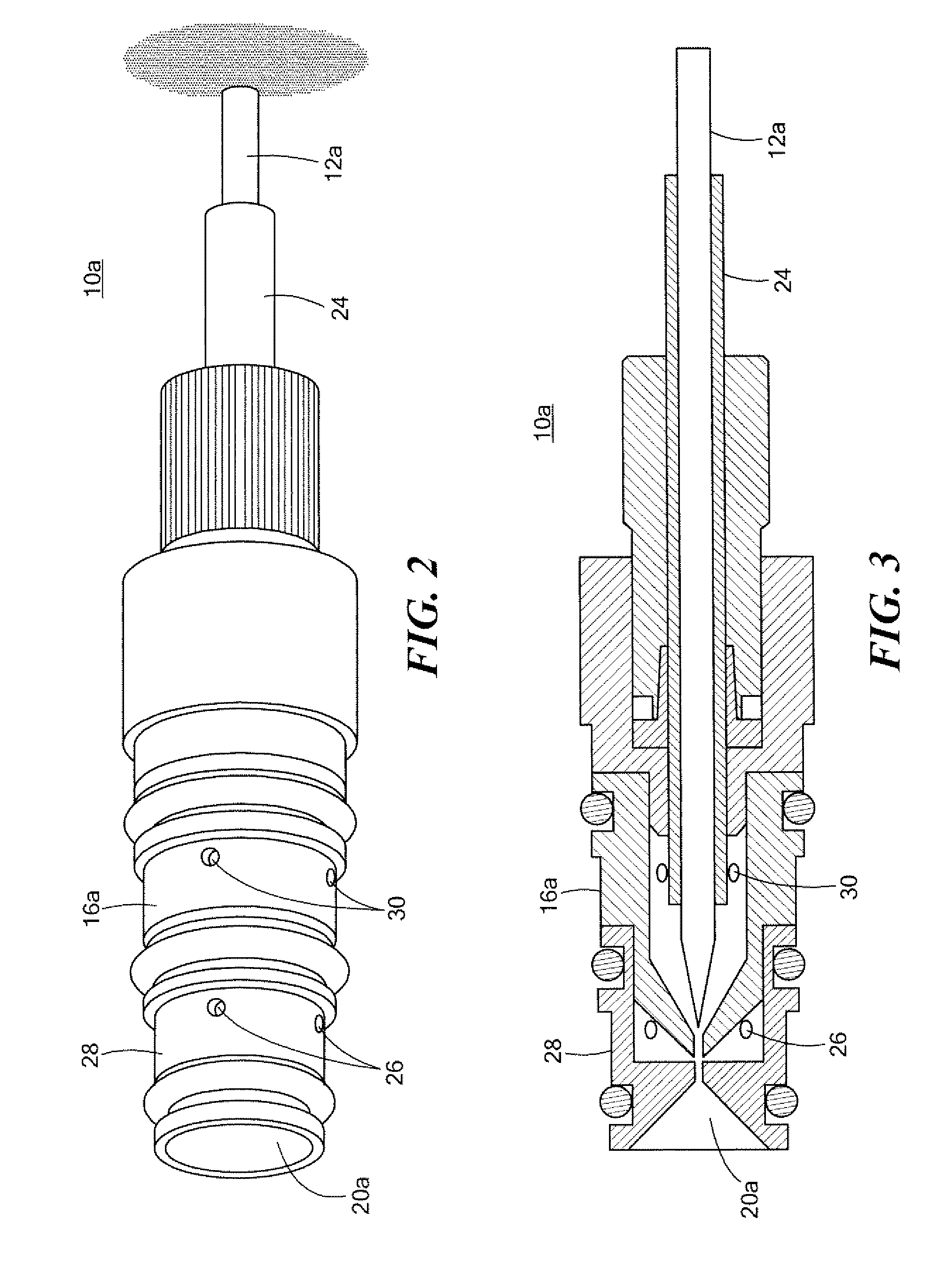 Charge injected fluid assist liquid atomizer
