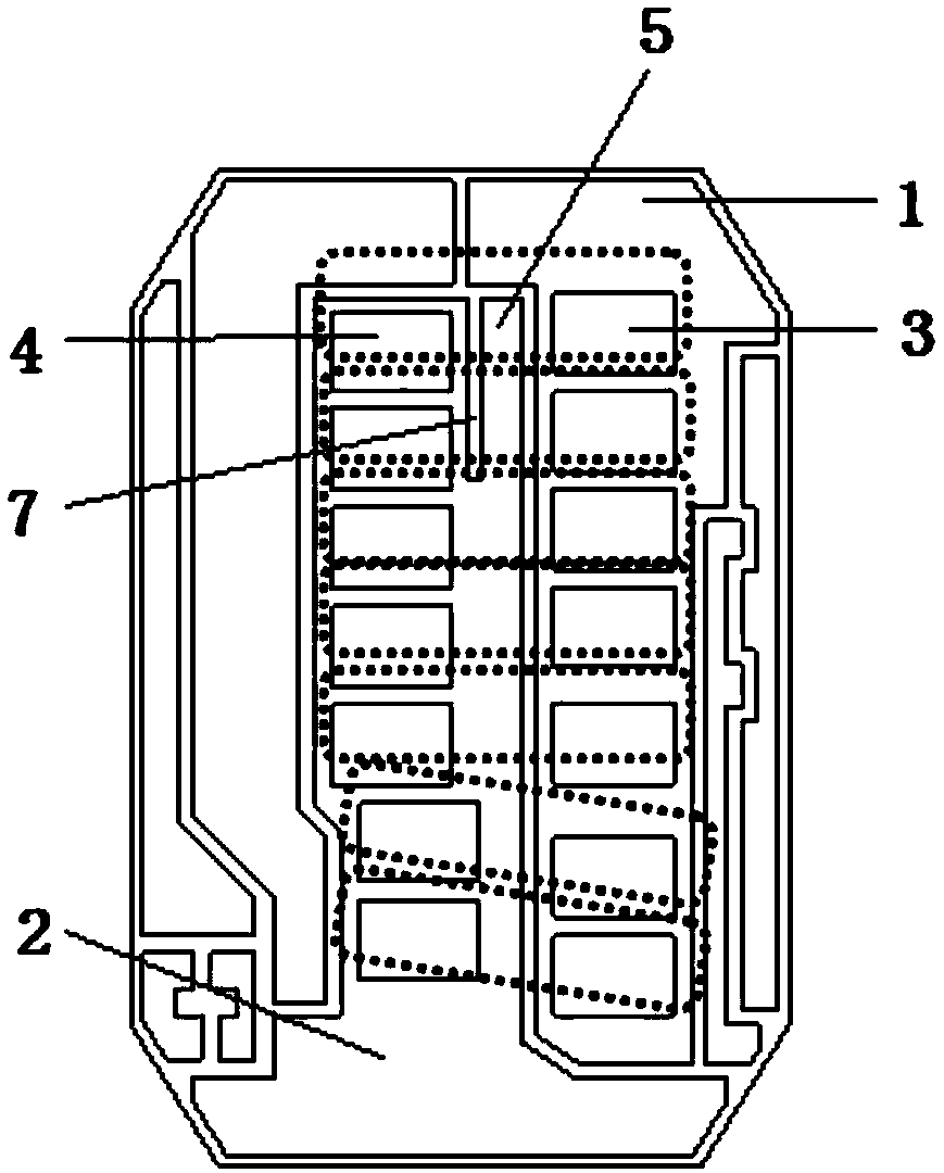 An insulating substrate structure and a power module using the substrate