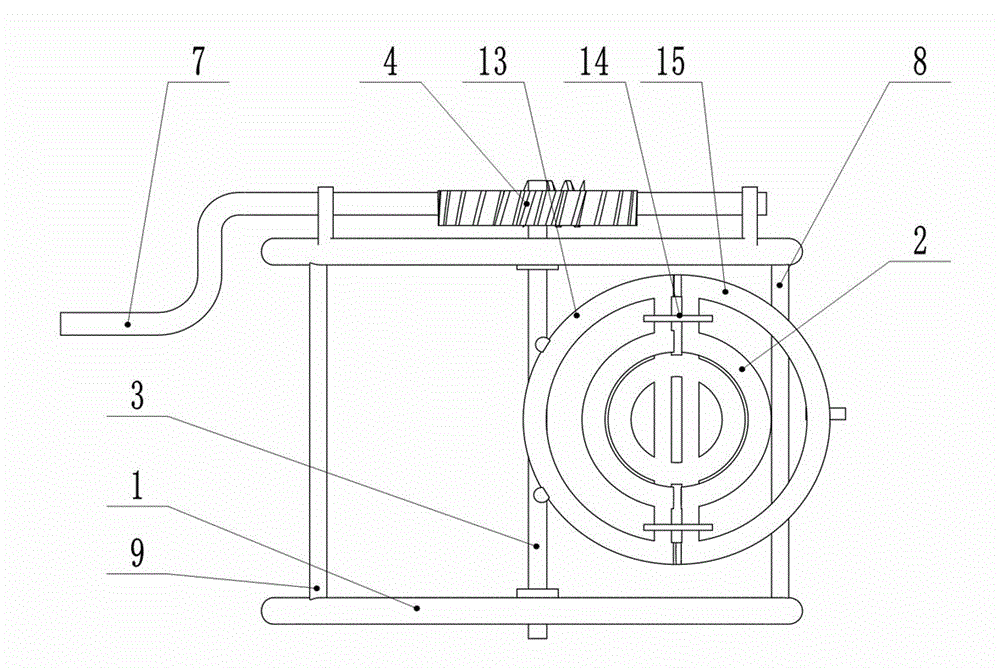 Support of drinking water bucket