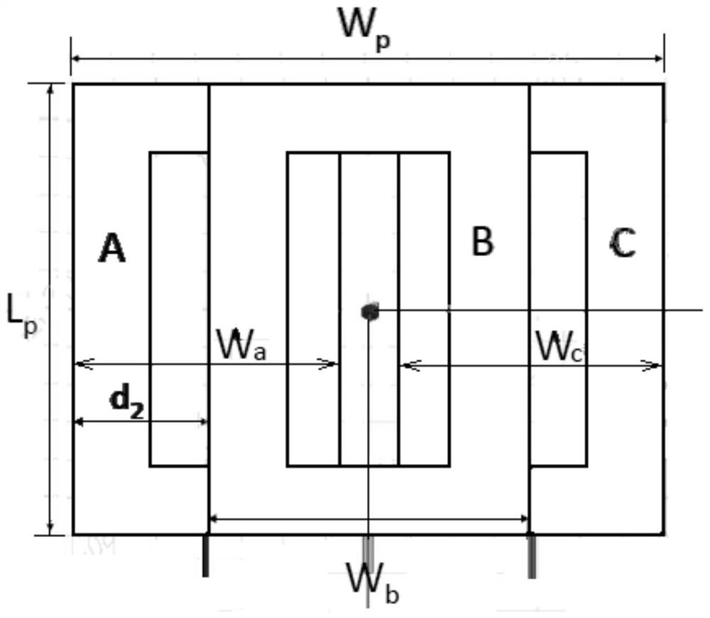 Three-phase decoupling transmitting and receiving coil structure for wireless charging of electric vehicle