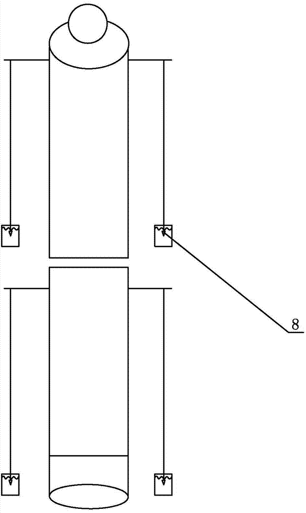 Method for welding tower in vertical assembling mode by utilizing jacks and crane