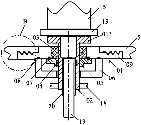 Semi-continuous automatic microwave denitrification device