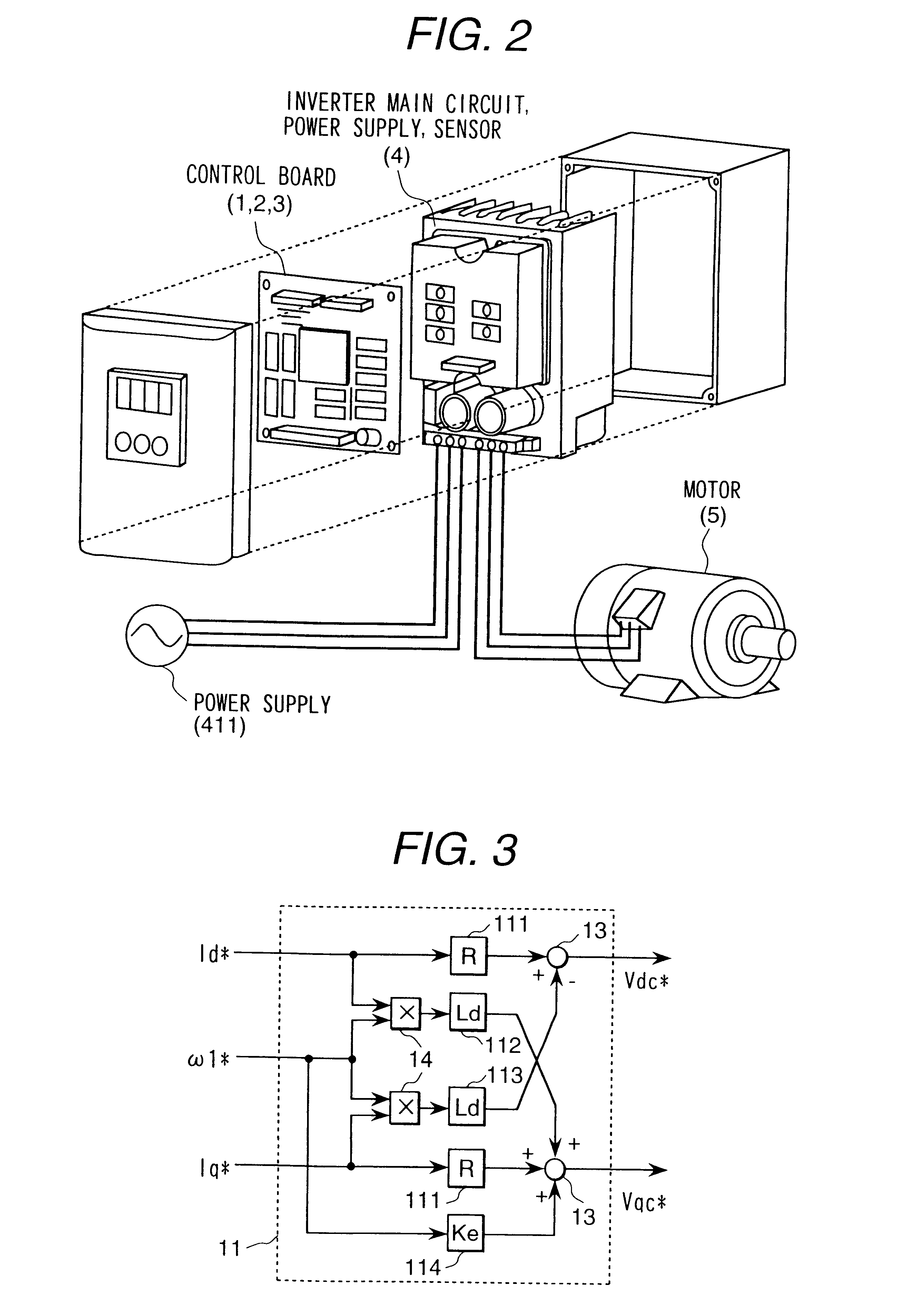 Sensorless control system for synchronous motor