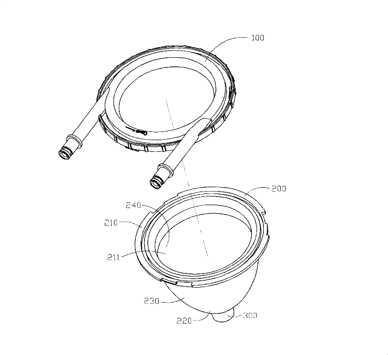 Method and device for fast dissolving milk powder in water