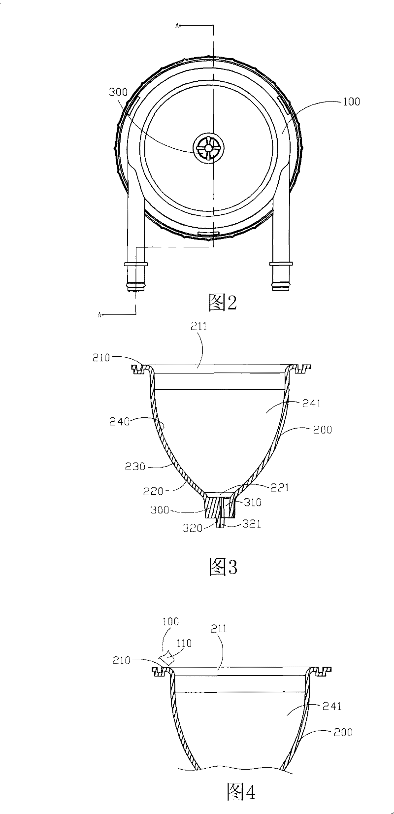 Method and device for fast dissolving milk powder in water