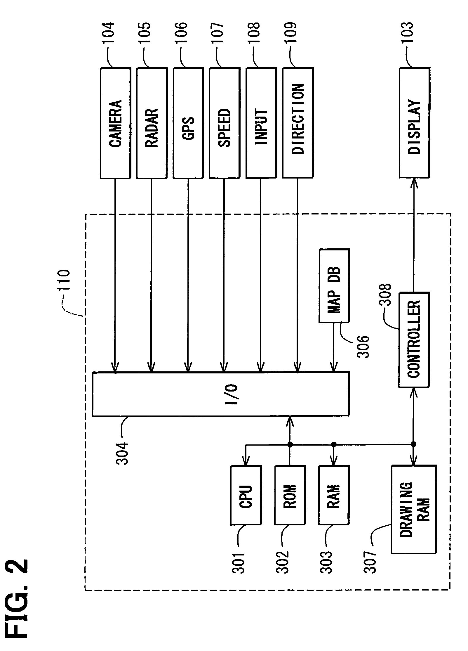 Display method and apparatus for changing display position based on external environment