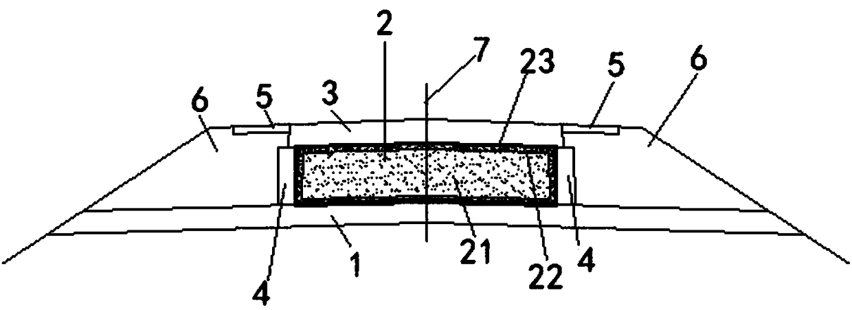 Road surface structure and construction method thereof