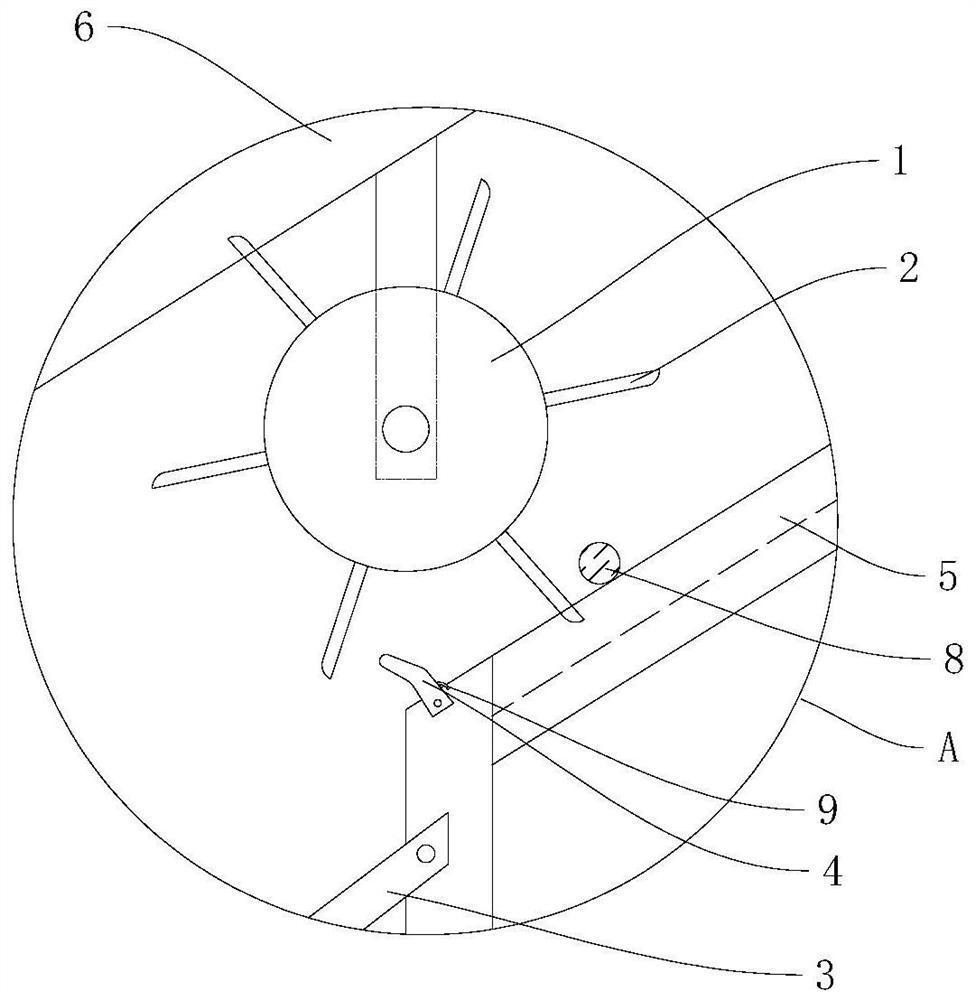 Wire leading device of paying-off tackle