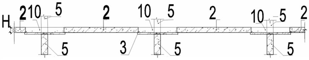 A slab-column structure assembly system, floor prefabricated components and construction method