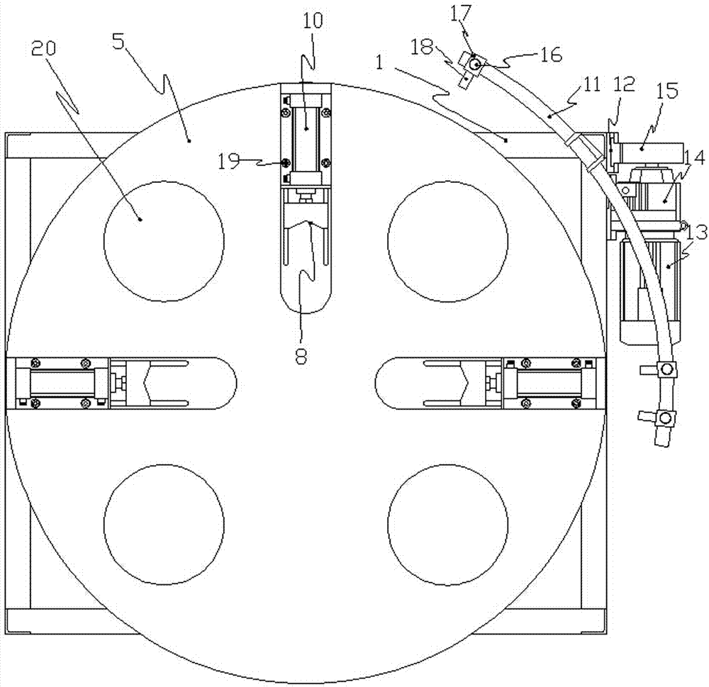 Catenary workpiece handling table