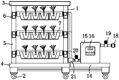 In-home device for cultivating vegetables in balcony