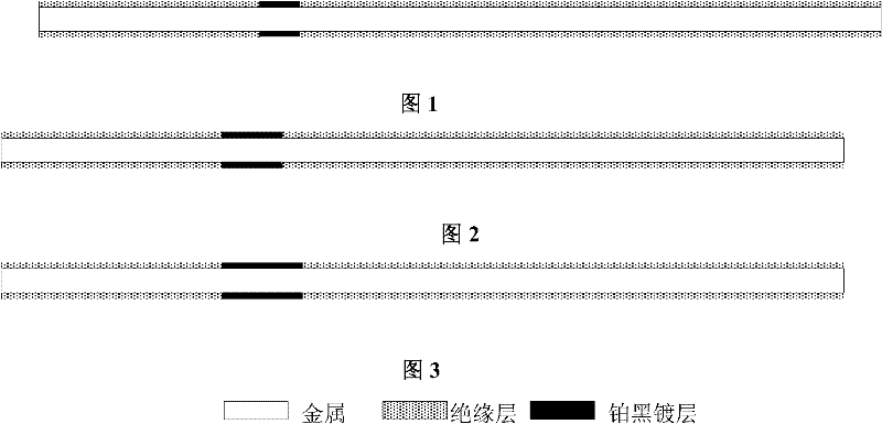 Platinum black pulse plating method based on ultrasonic assistance