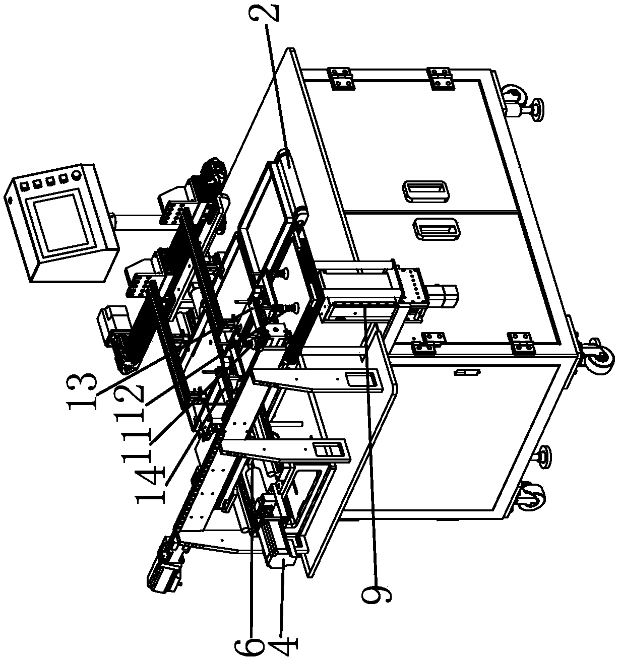 Grabbing mechanism of automatic laminating machine