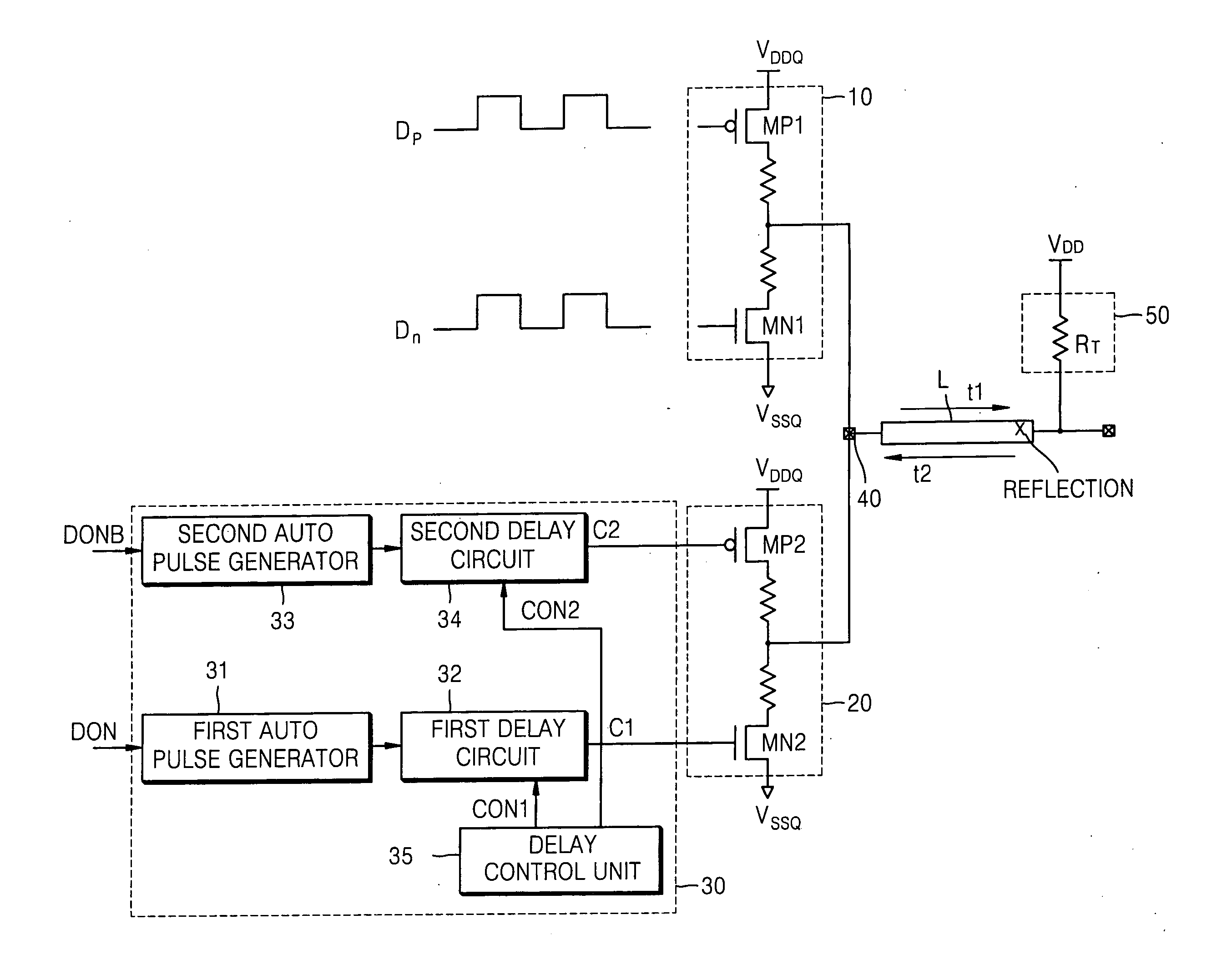 Semiconductor memory device having pre-emphasis signal generator