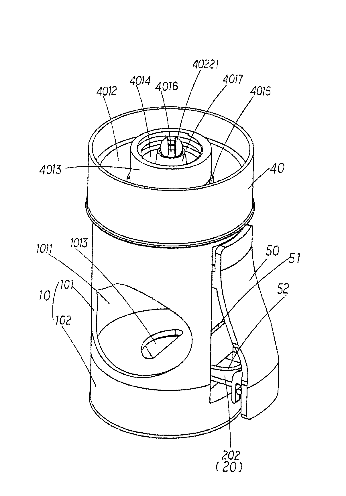 Containing device